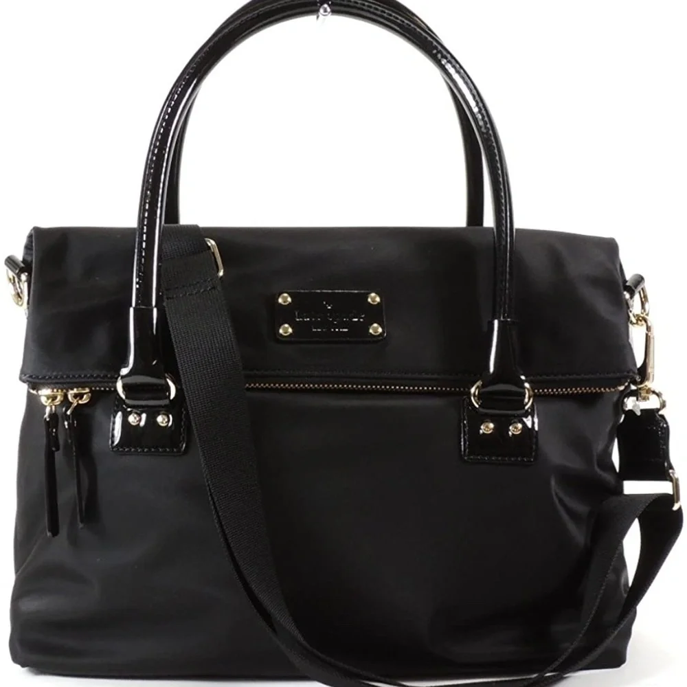 Kate Spade Carmen Basic Nylon Convertible Handbag w/ COA